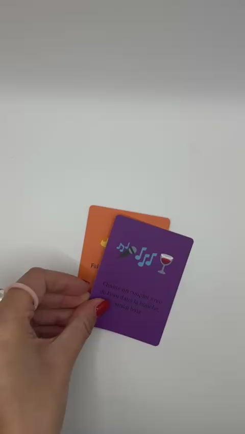 Jeu Emoji Shots – démonstration du jeu de cartes à boire pour soirées entre amis